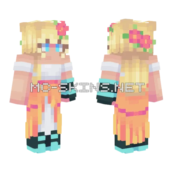 Skin Fight 30 Minecraft skin, front and back