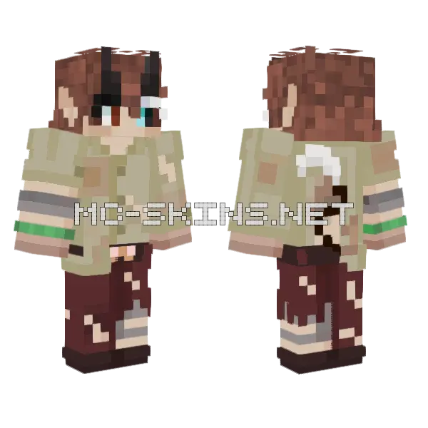 Skin For A Friend Minecraft skin, front and back
