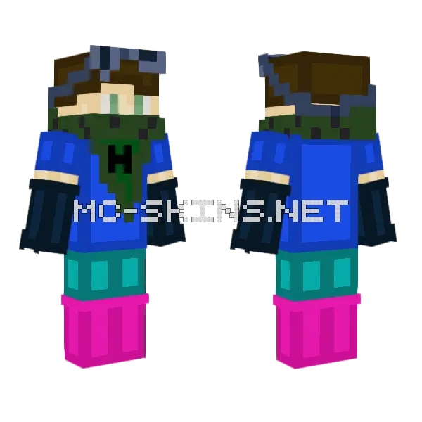 Skin For A Friend Minecraft skin, front and back