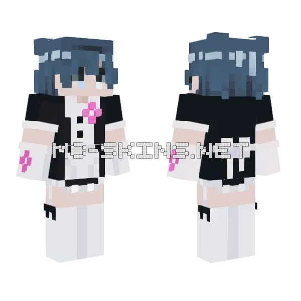 Skin Met Minecraft skin, front and back