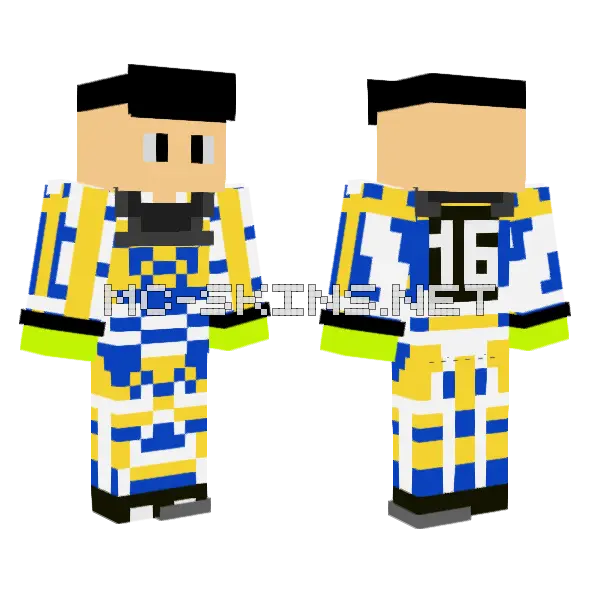 Skin Msl Minecraft skin, front and back