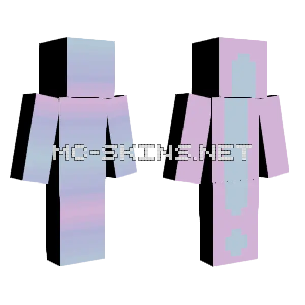 Skindex President Minecraft skin, front and back