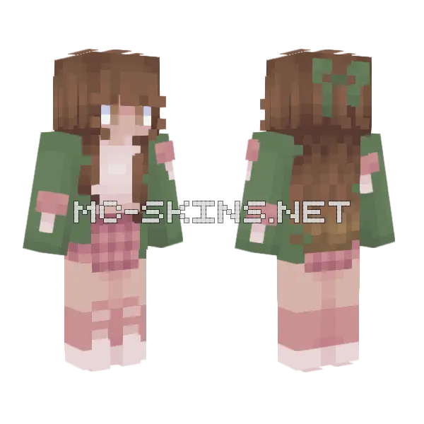 Skinfight 9 Minecraft skin, front and back