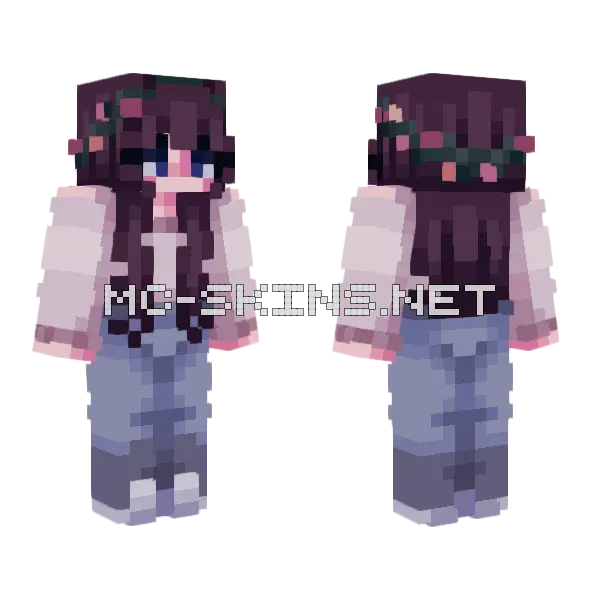 Skinmas Day 3 Minecraft skin, front and back