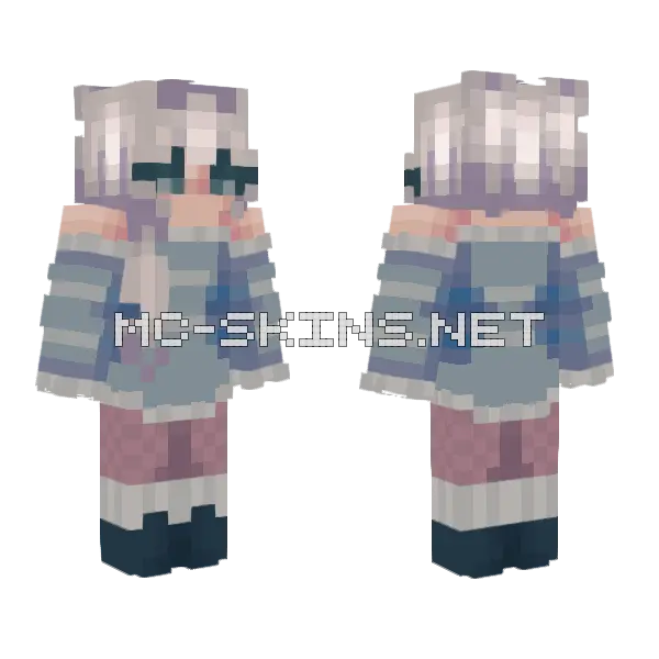 Skinmas Day 8 Minecraft skin, front and back