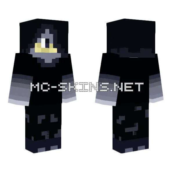 Skips Date Everything Minecraft skin, front and back