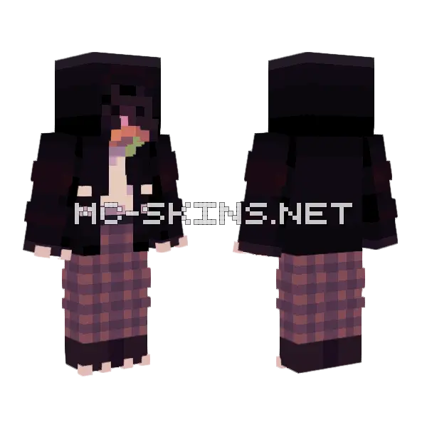 Skittle The Hamster Minecraft skin, front and back