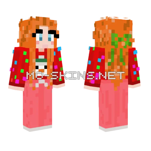 Sko No Presents Minecraft skin, front and back