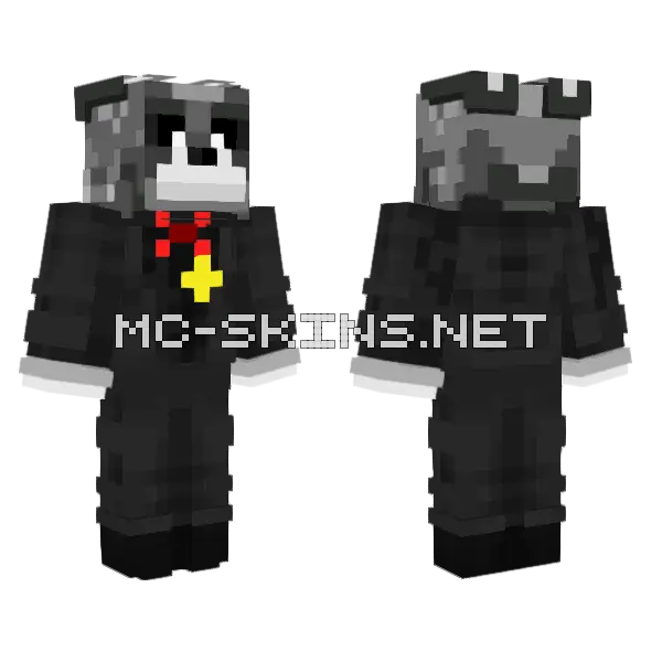 Skolp Elegante Minecraft skin, front and back