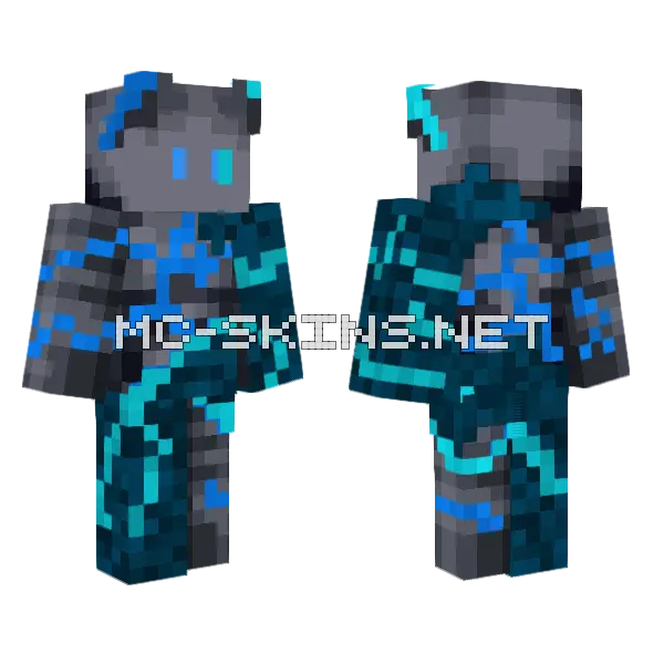 Skulk Ardoni Minecraft skin, front and back