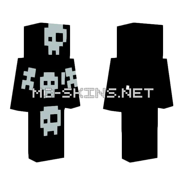 Skull Ideas Skin Minecraft skin, front and back