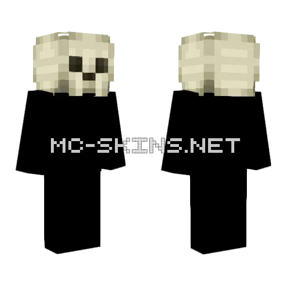 Skull Skin Minecraft skin, front and back