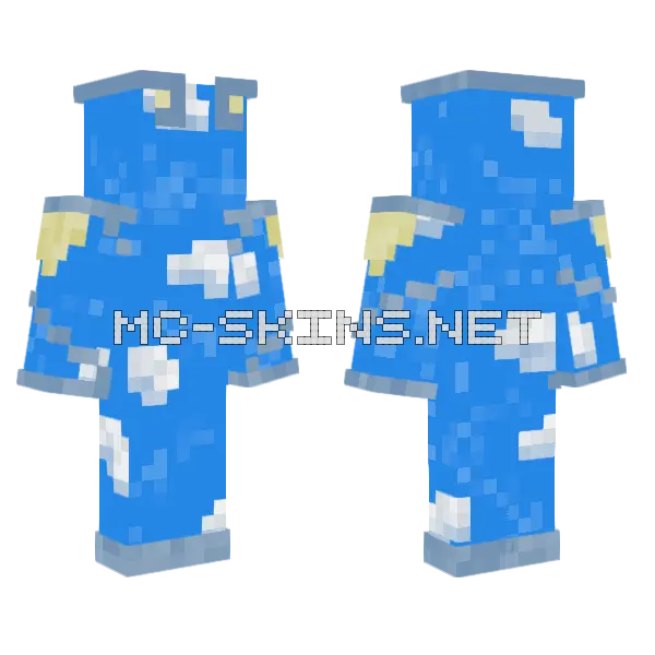 Sky Cloud Outfit, front and back