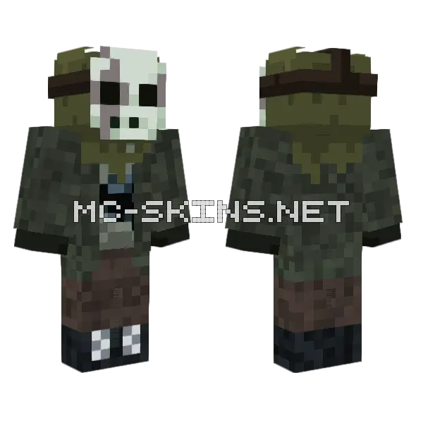 Slasher Updated Minecraft skin, front and back
