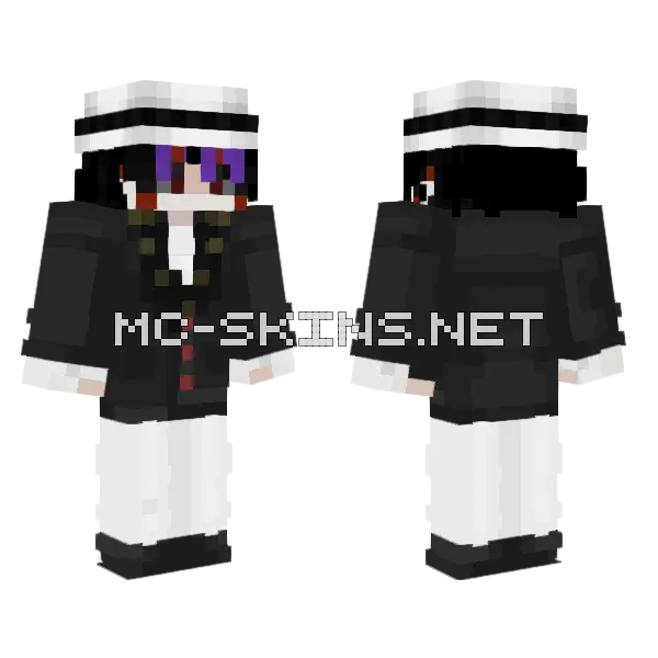 Slayer Minecraft skin, front and back