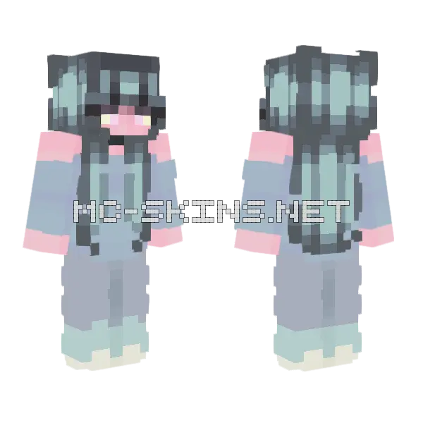 Sleeping Somewhere Cold Minecraft skin, front and back