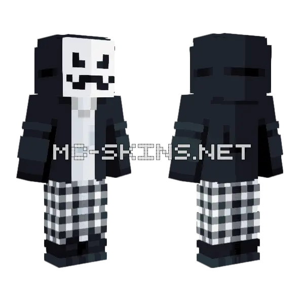 Sleepwalker Minecraft skin, front and back