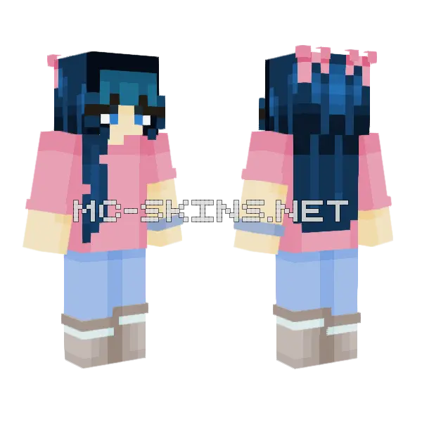 Sleepy Time Ce Minecraft skin, front and back