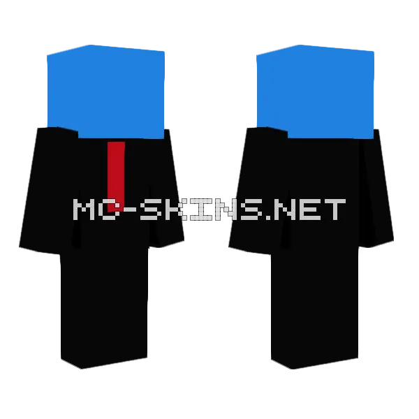 Slender2 O Minecraft skin, front and back
