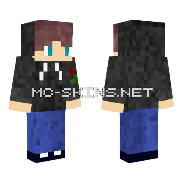 Slim Boy Skin Minecraft skin, front and back