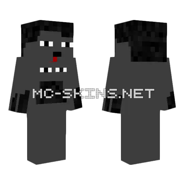 Slim VR Lucascraftz Skin Minecraft skin, front and back