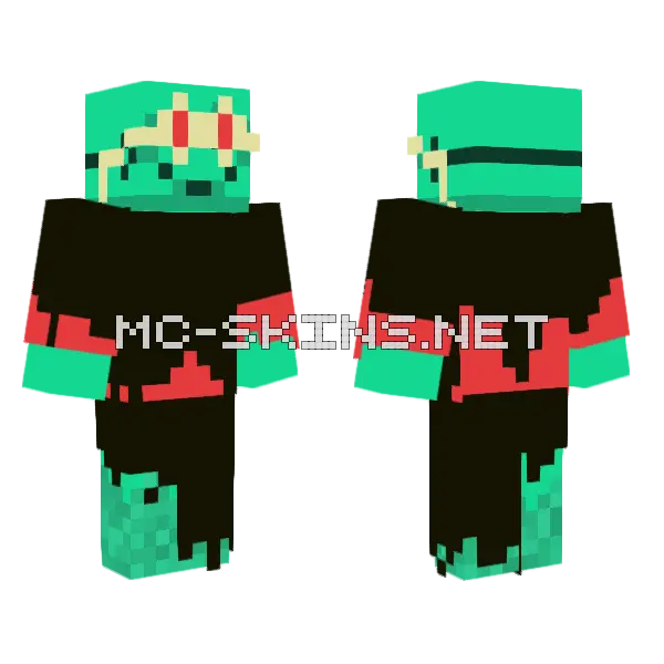 Slimbie Minecraft skin, front and back