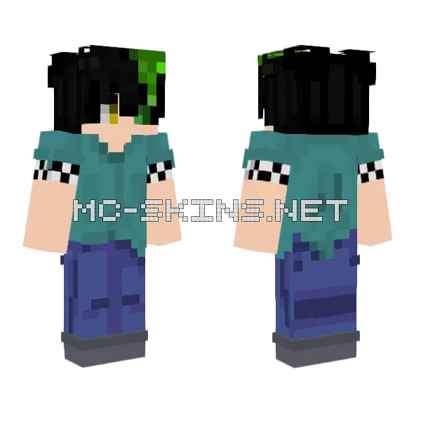 Slimitu Con Ropa De Spreendmc Minecraft skin, front and back