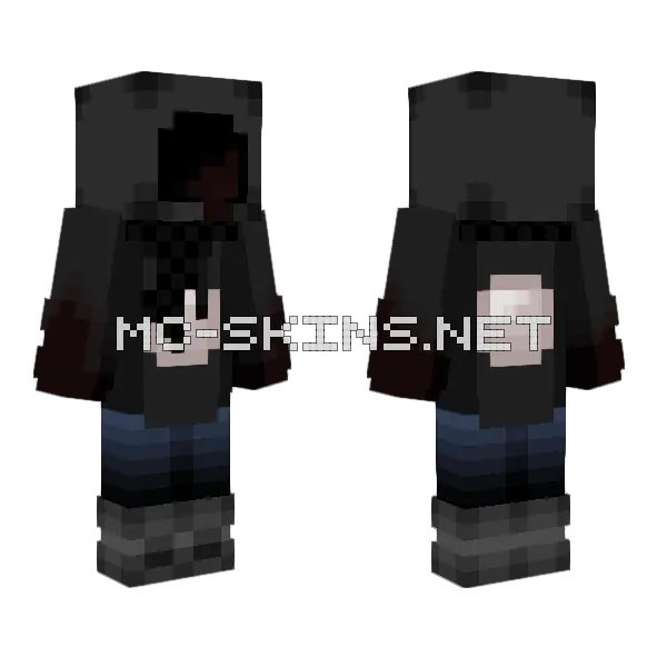Slip Away Like Dust Minecraft skin, front and back