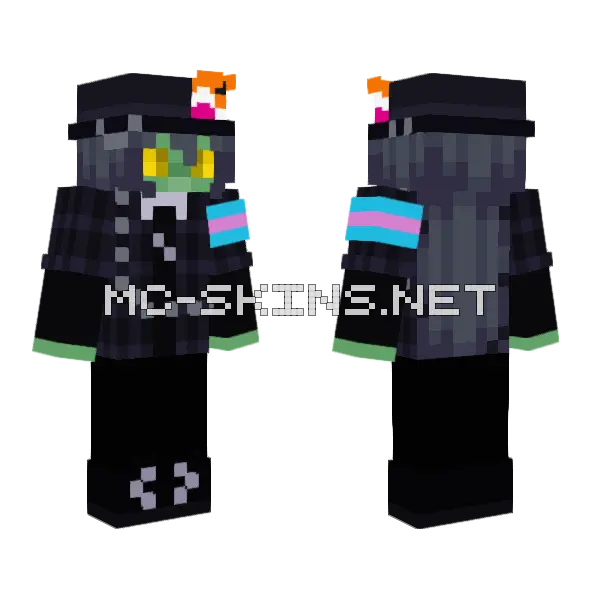 Slipperlimpet But My True Calling Minecraft skin, front and back