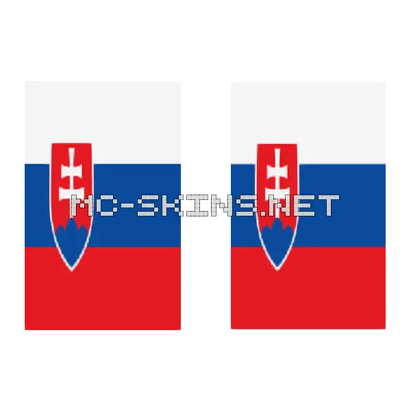 Slovakia Flag cape, outside and lining