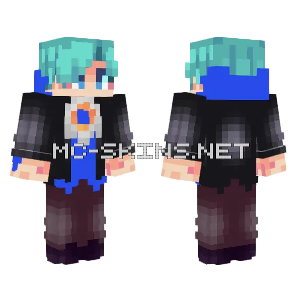 Smajor1995 Vampire MCC Minecraft skin, front and back