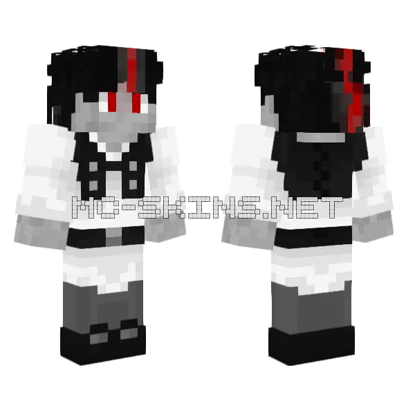 Smalishbeans Last Life Minecraft skin, front and back