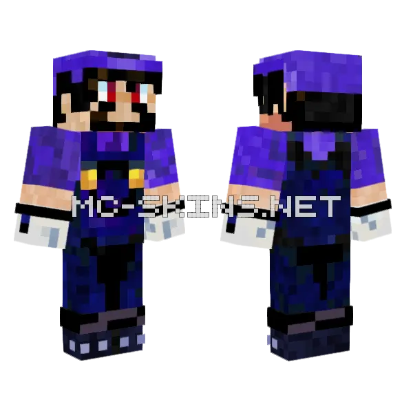 Smg3 Minecraft skin, front and back