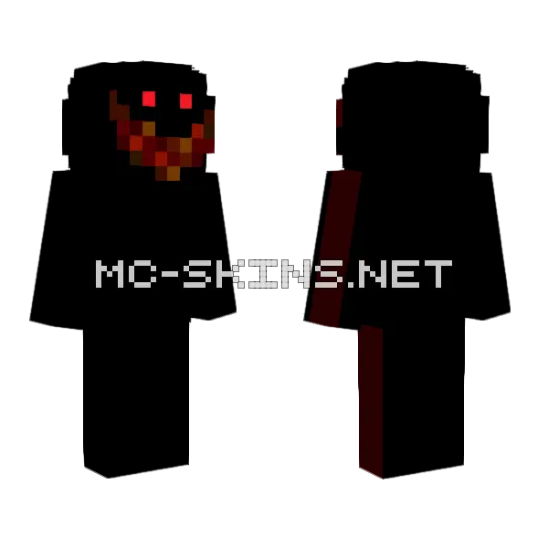 Smile Dog Exe Minecraft skin, front and back