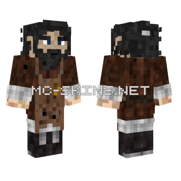 Smithy Minecraft skin, front and back