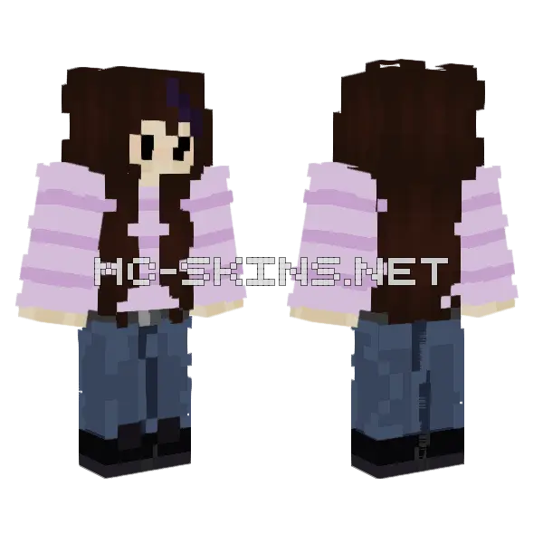 Smoc Cold Not Slim Minecraft skin, front and back