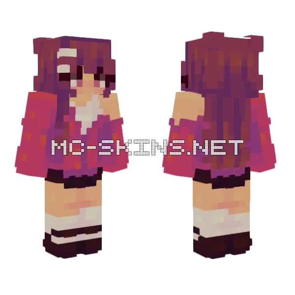 Smoke Rce Minecraft skin, front and back