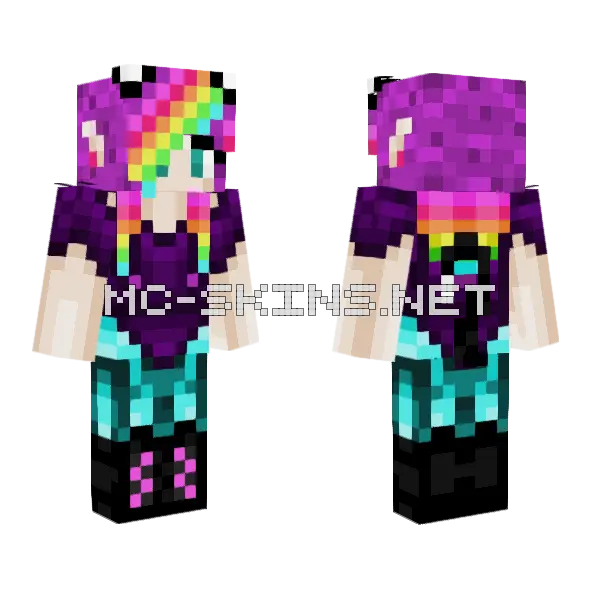 Smolz Main Skin Minecraft skin, front and back