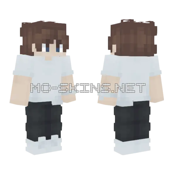 Smooth Strike Minecraft skin, front and back