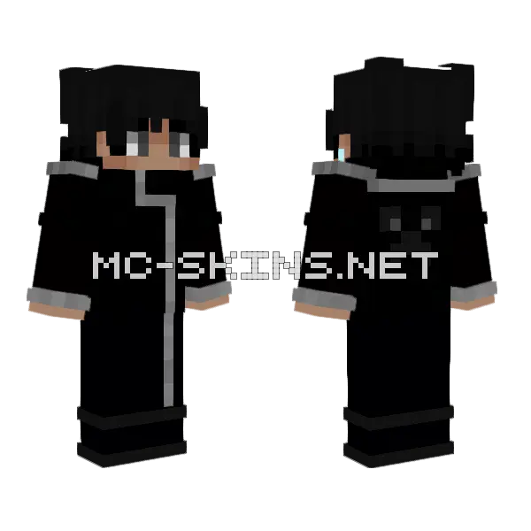 Smooth Strike Minecraft skin, front and back