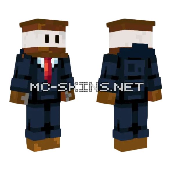 Smoreeeee Cowboy Hat Minecraft skin, front and back