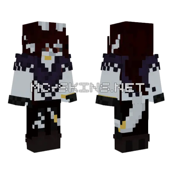 Snakesprier Acasnake Out Of Uniform Minecraft skin, front and back