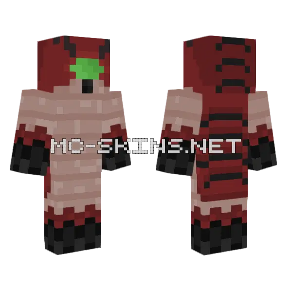 Snark Monster Minecraft skin, front and back