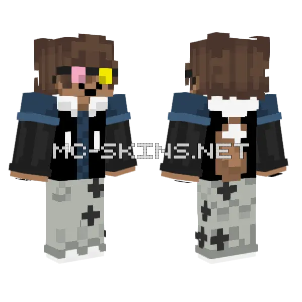 Sniffy Big Shot Minecraft skin, front and back