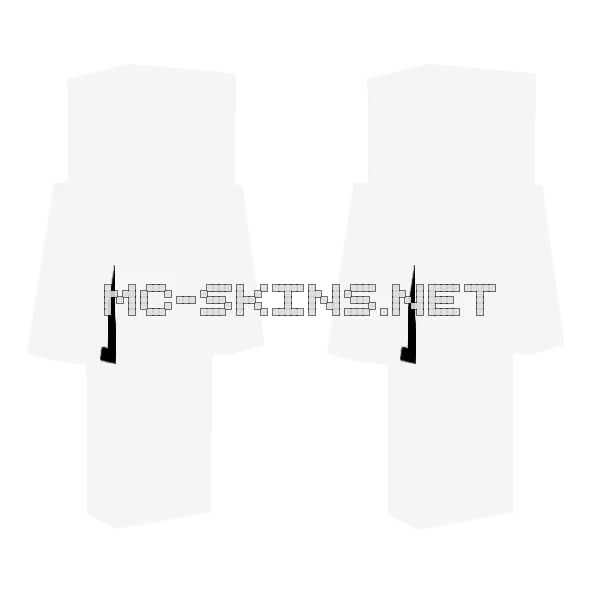 Snow Hider Minecraft skin, front and back