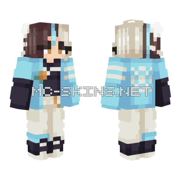 Snow Sniped Te Minecraft skin, front and back