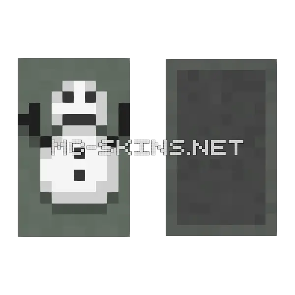 Snowman cape, outside and lining