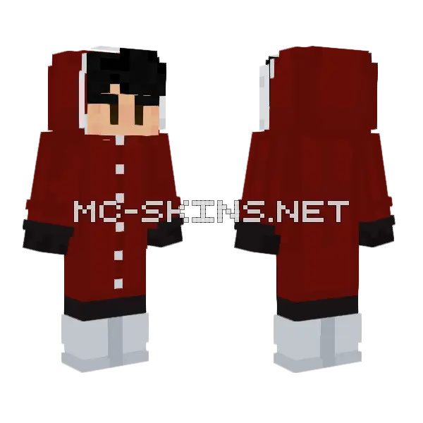 Snowyeri Boy Minecraft skin, front and back