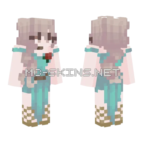 So Lovely Day Minecraft skin, front and back