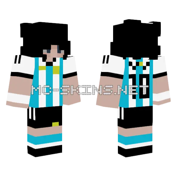Soccer Player Outfit, front and back